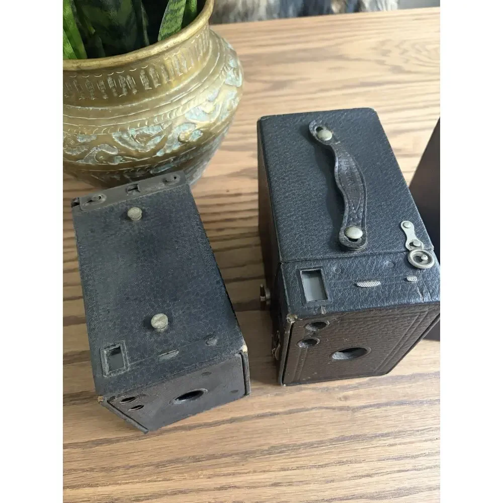 Antique Kodak Eastman Box Camera Lot Film Cameras Lot Of 3